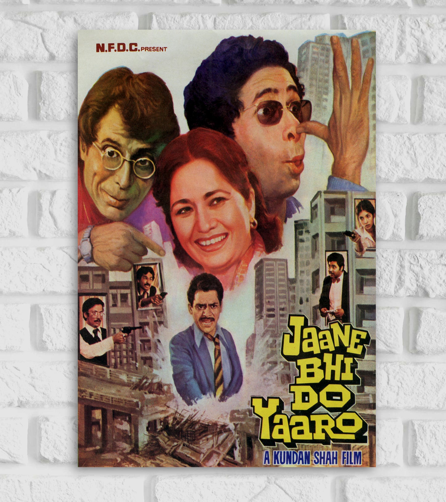 Jaane Bhi Do Yaaro Classic Movie Frame