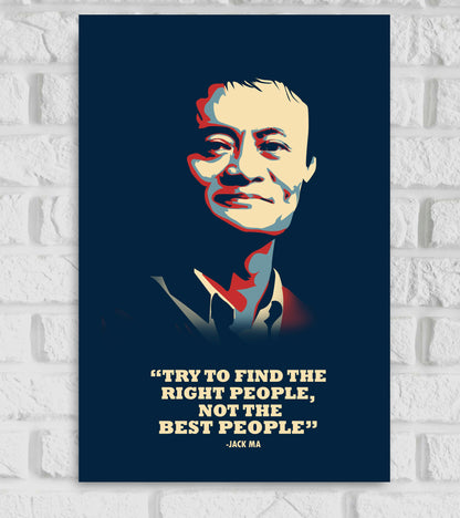 Jack Ma Motivational Art work