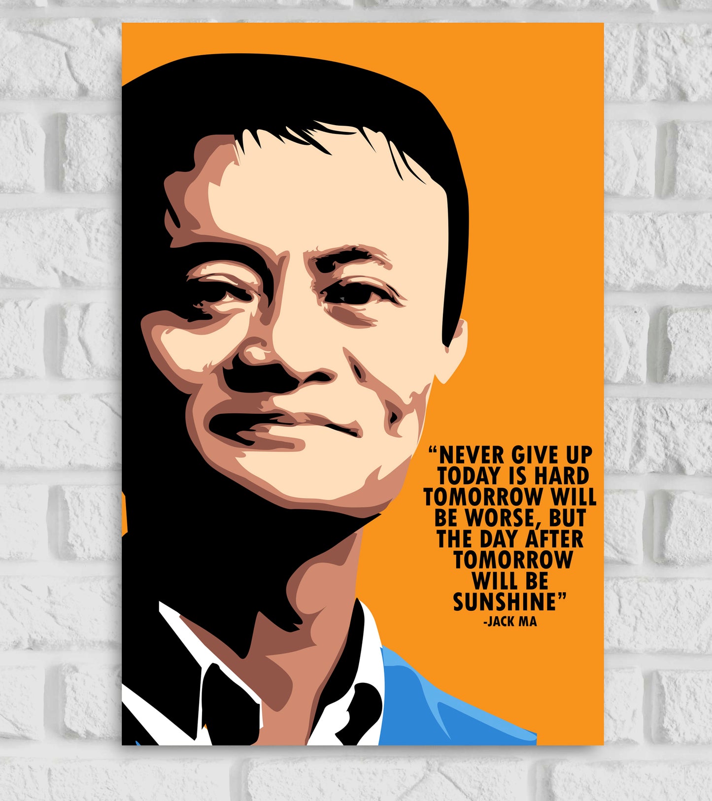 Jack Ma Motivational Art Work