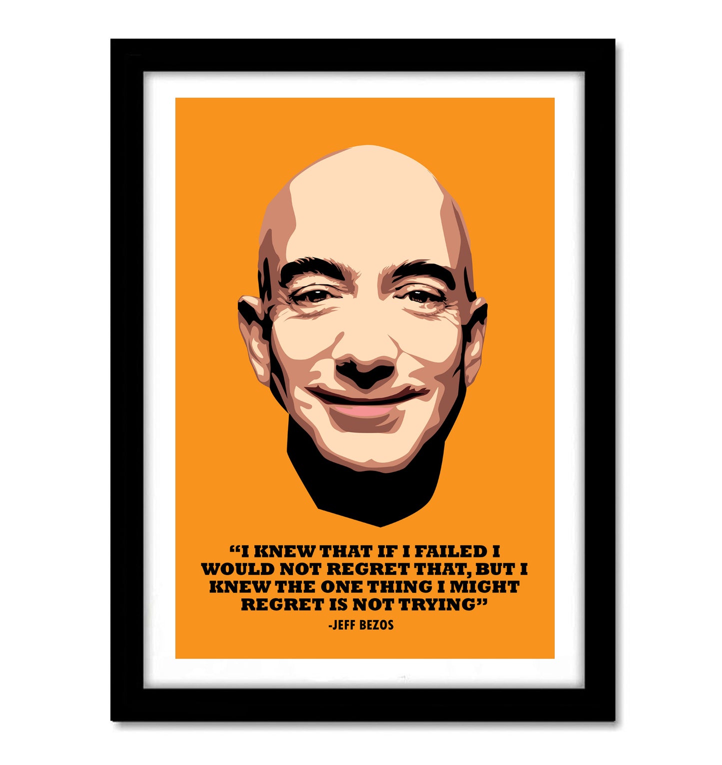 jeff Bezos Motivational Art work