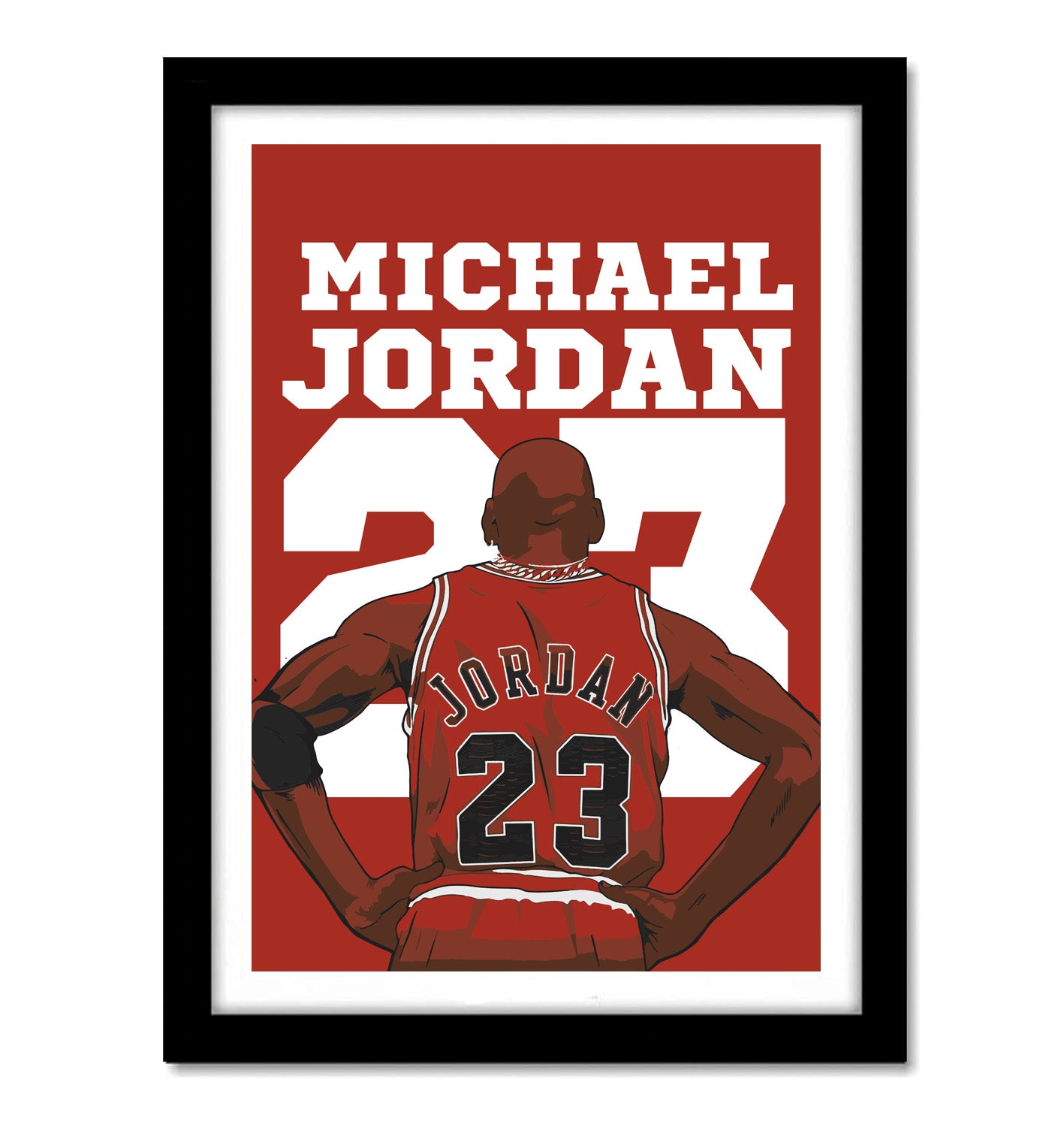 Michael Jordan Pop Art work