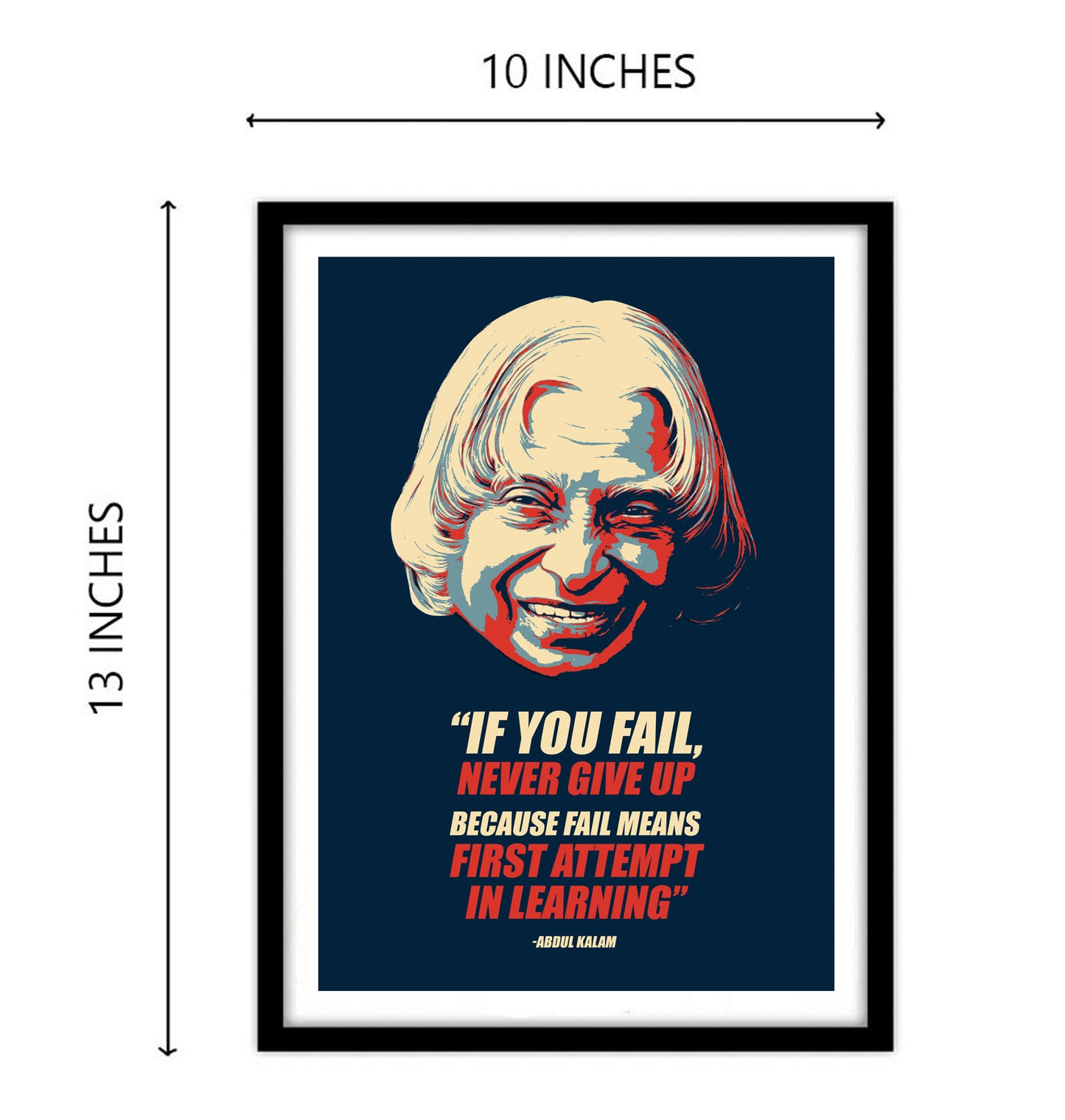 Abdul Kalam Motivational Art work