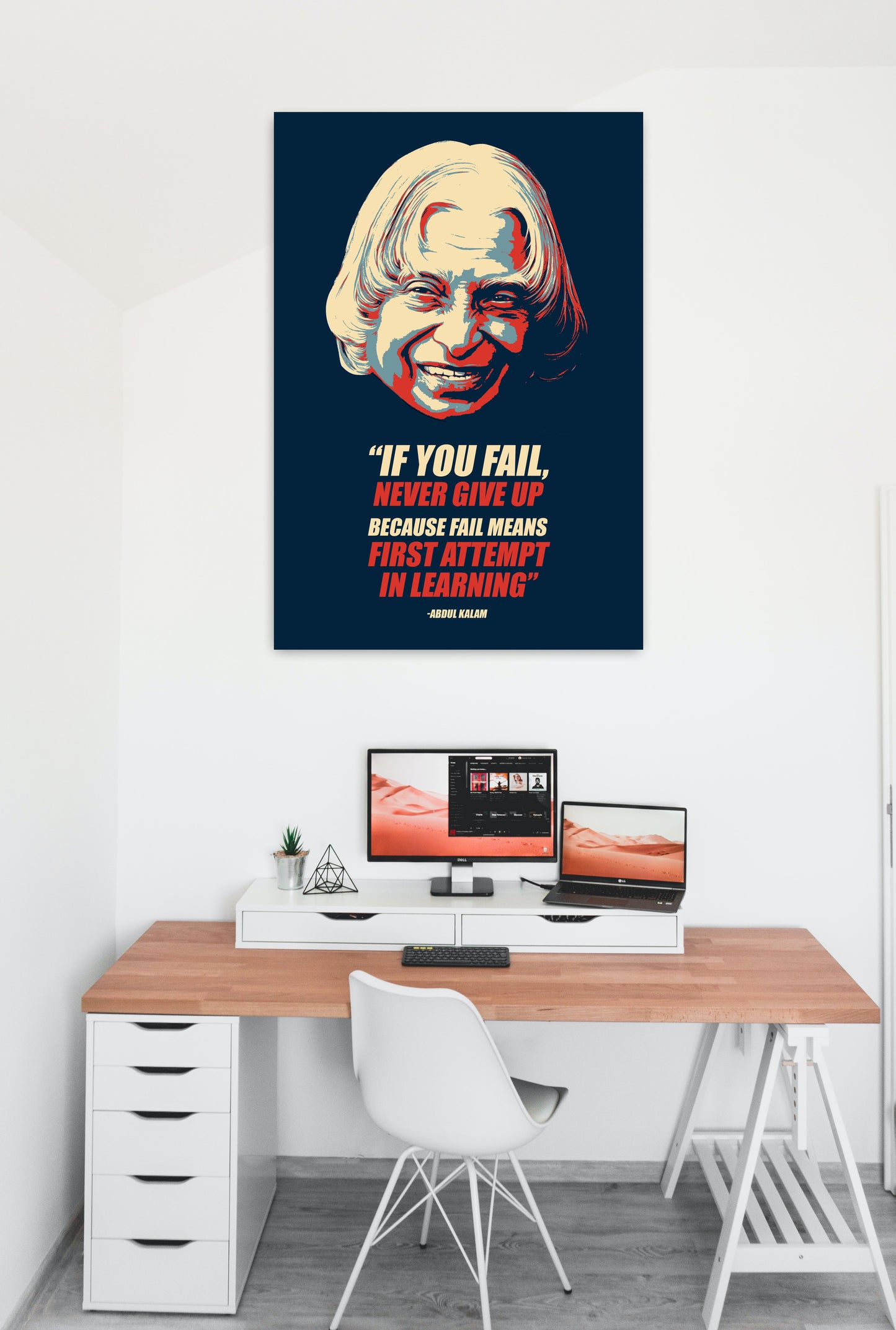 Abdul Kalam Motivational Art work