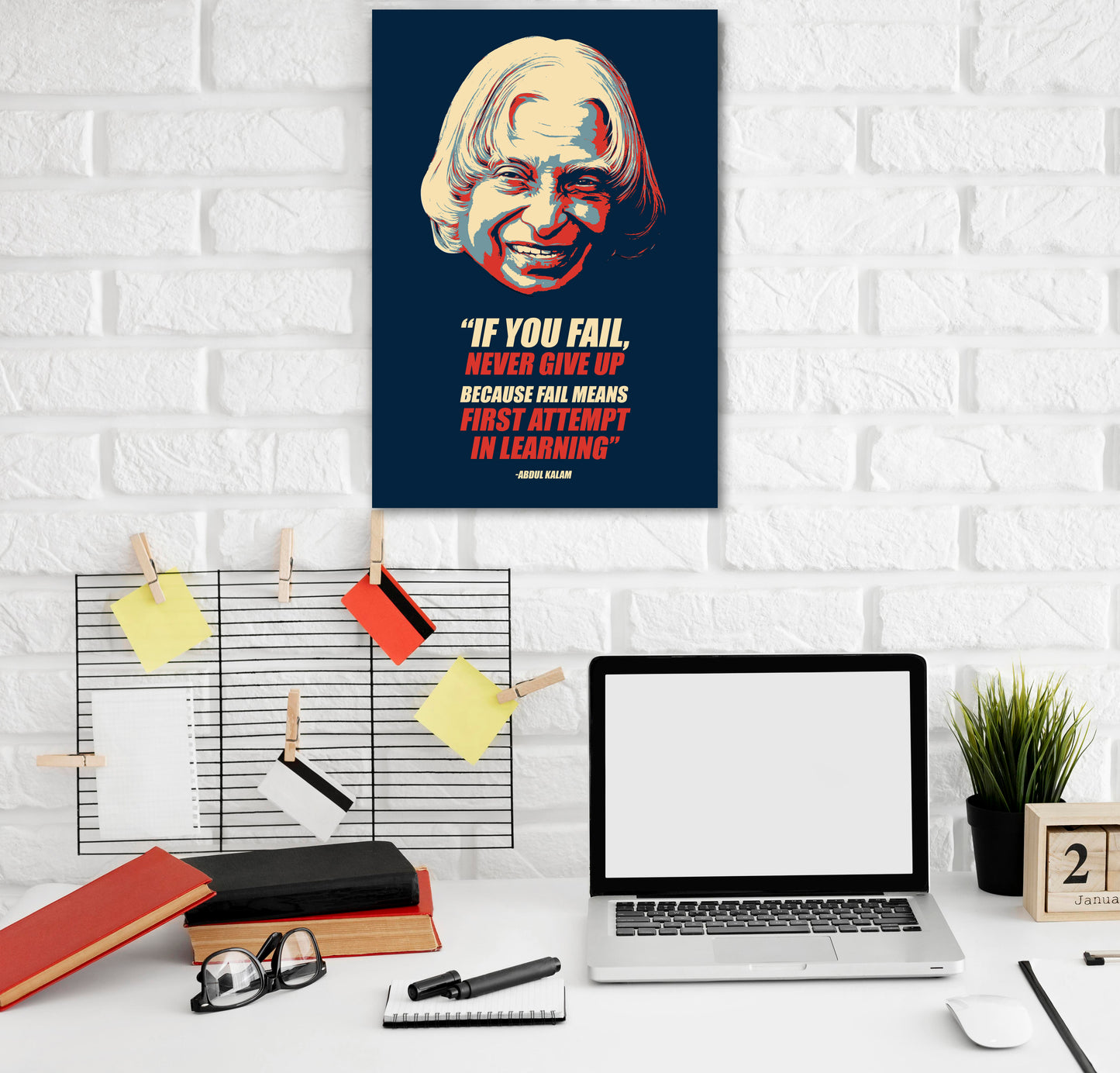 Abdul Kalam Motivational Art work