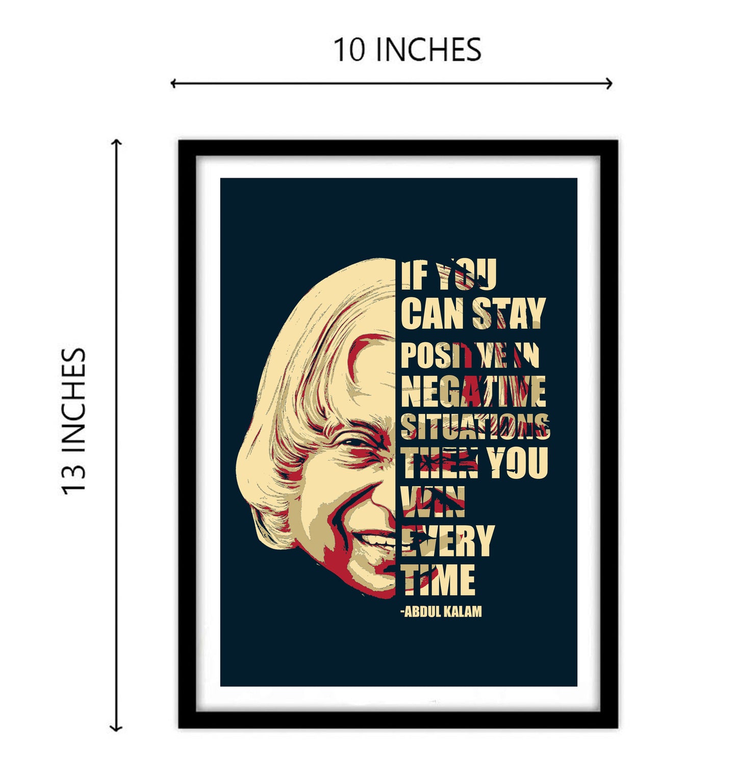 Abdul Kalam Motivational Art work