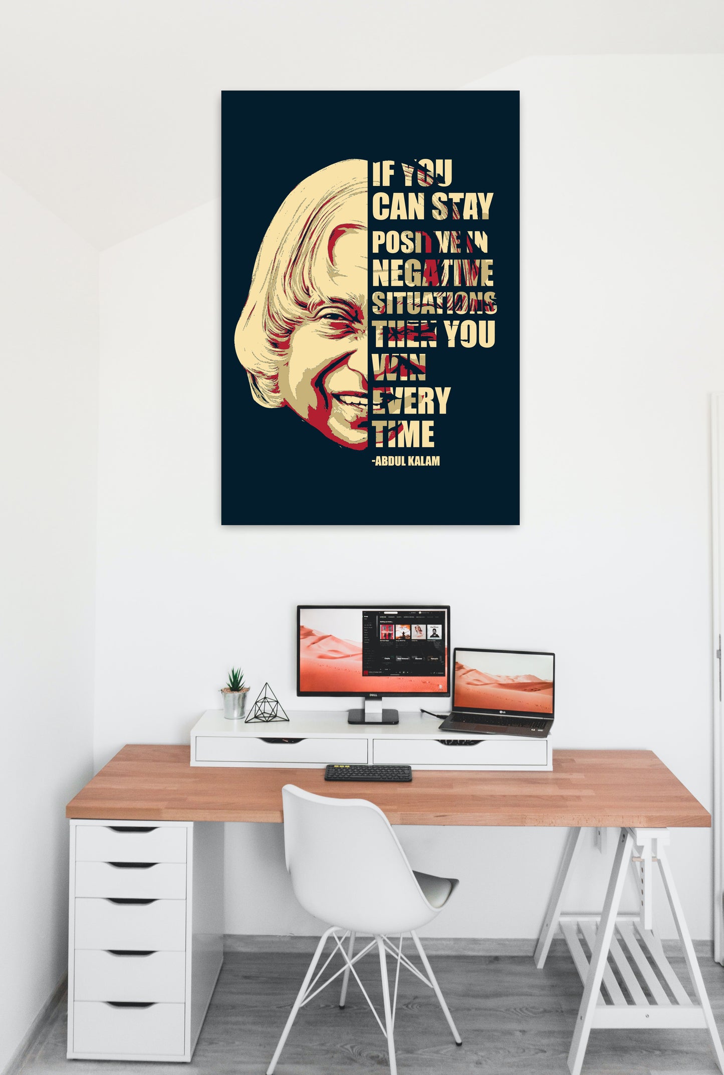 Abdul Kalam Motivational Art work