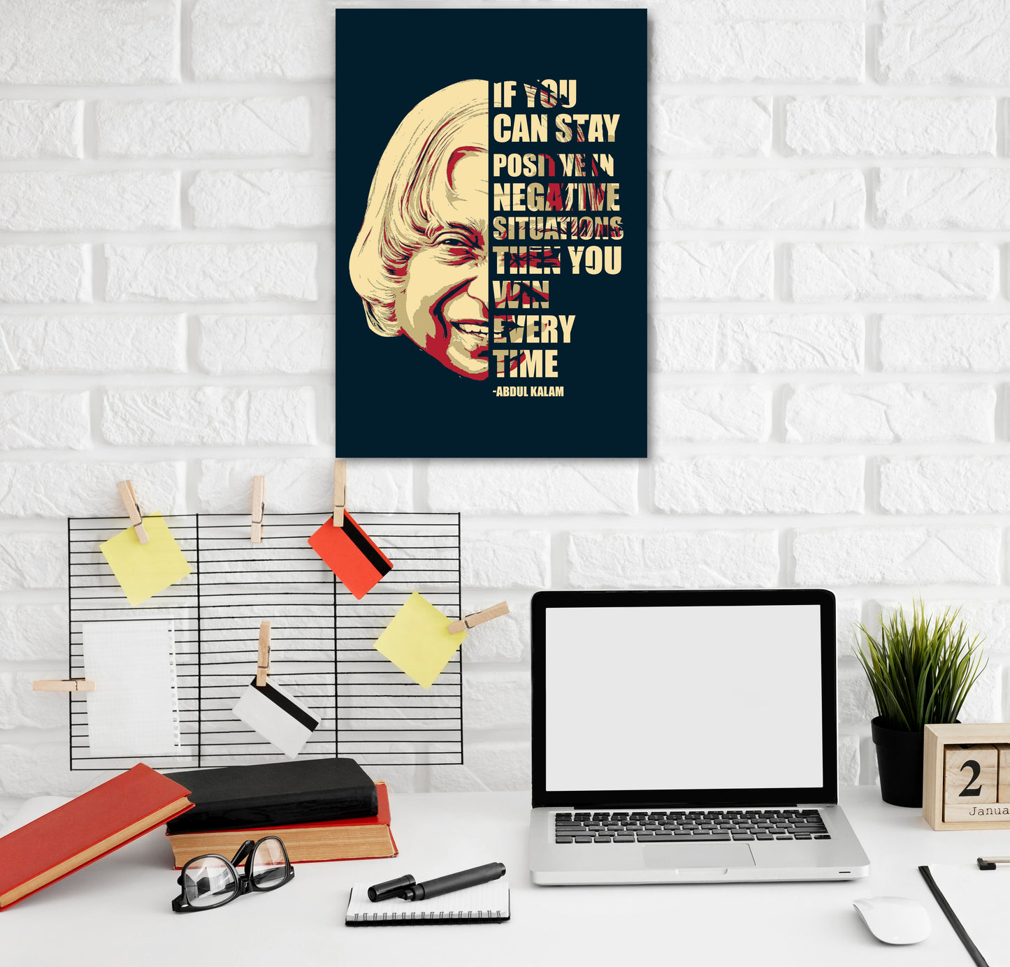 Abdul Kalam Motivational Art work