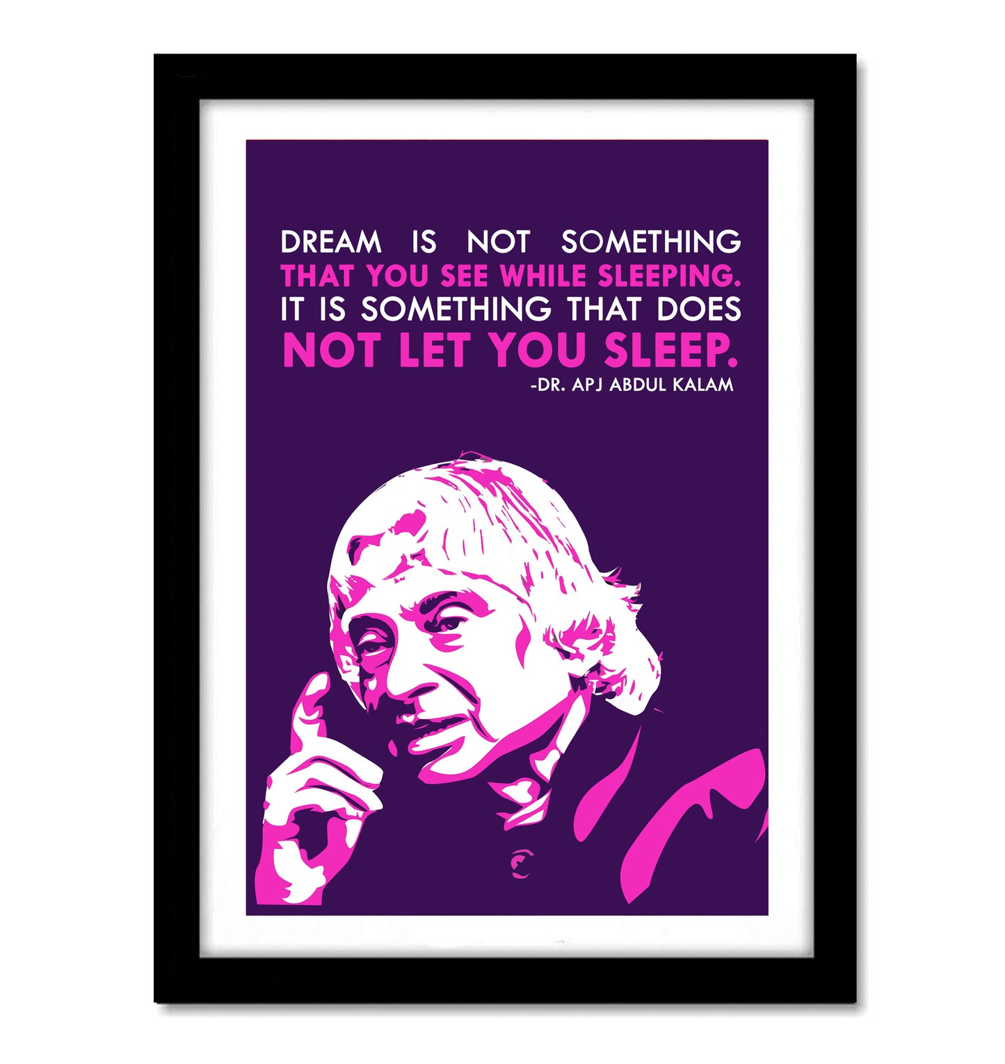 Abdul Kalam Motivational Art work