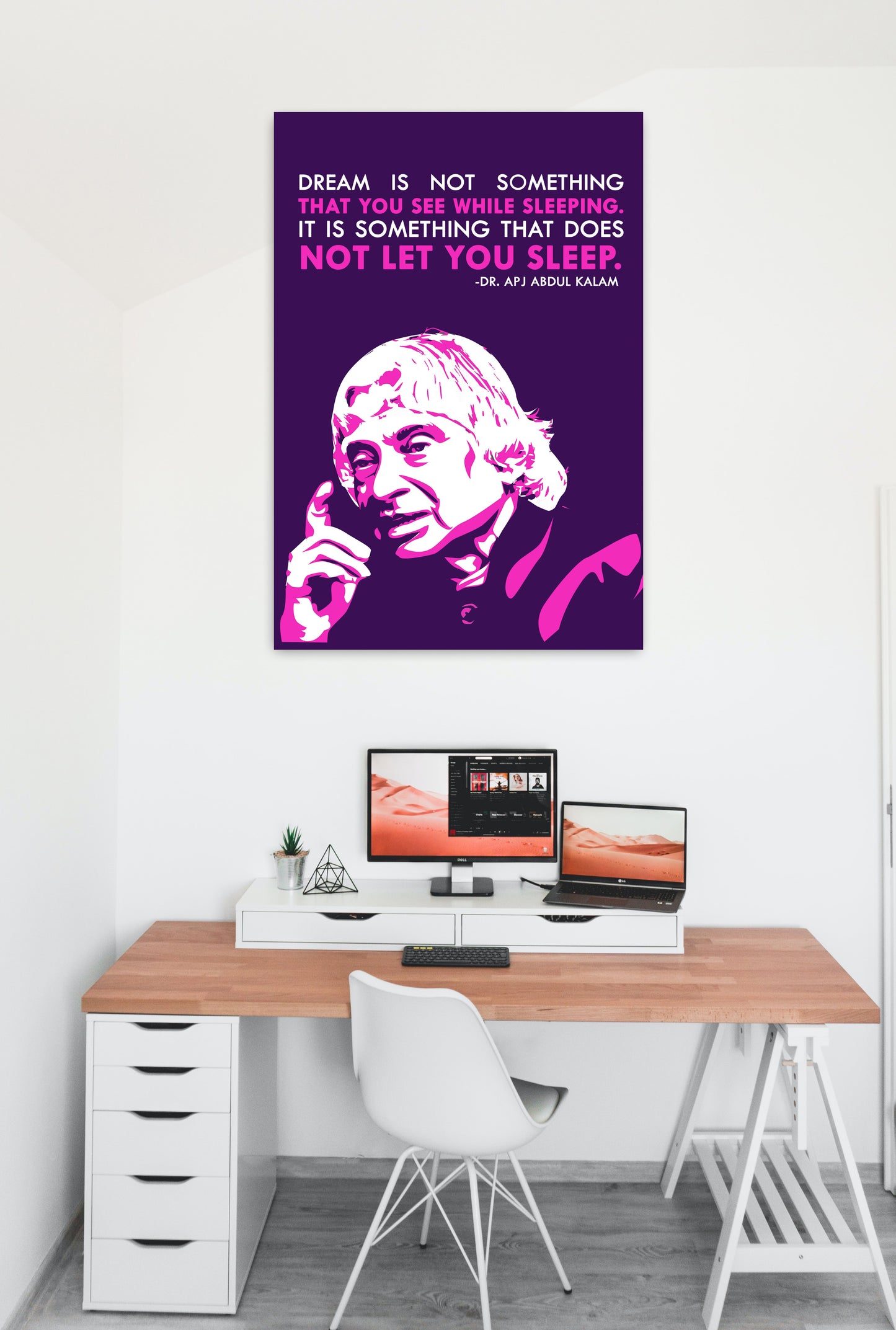 Abdul Kalam Motivational Art work