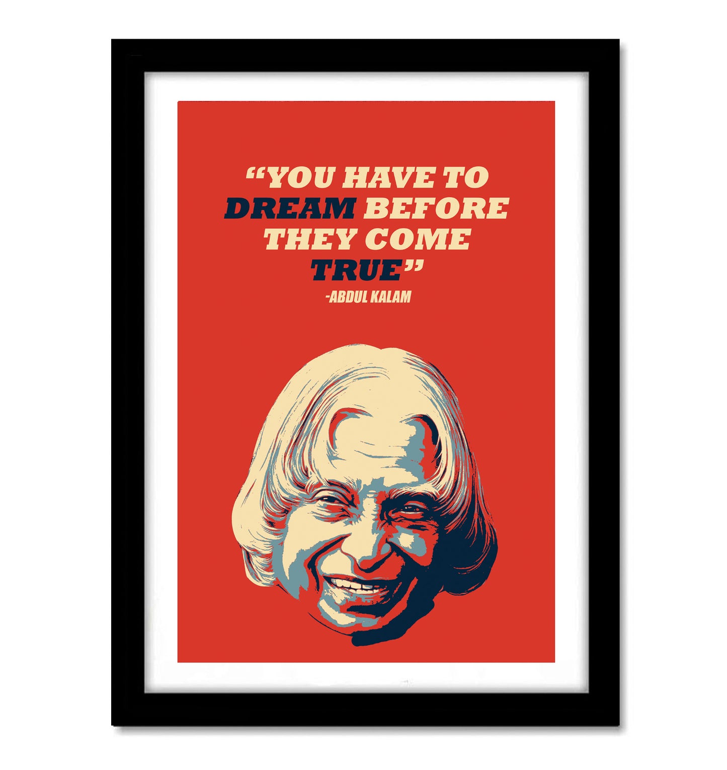 Abdul Kalam Motivational Art work