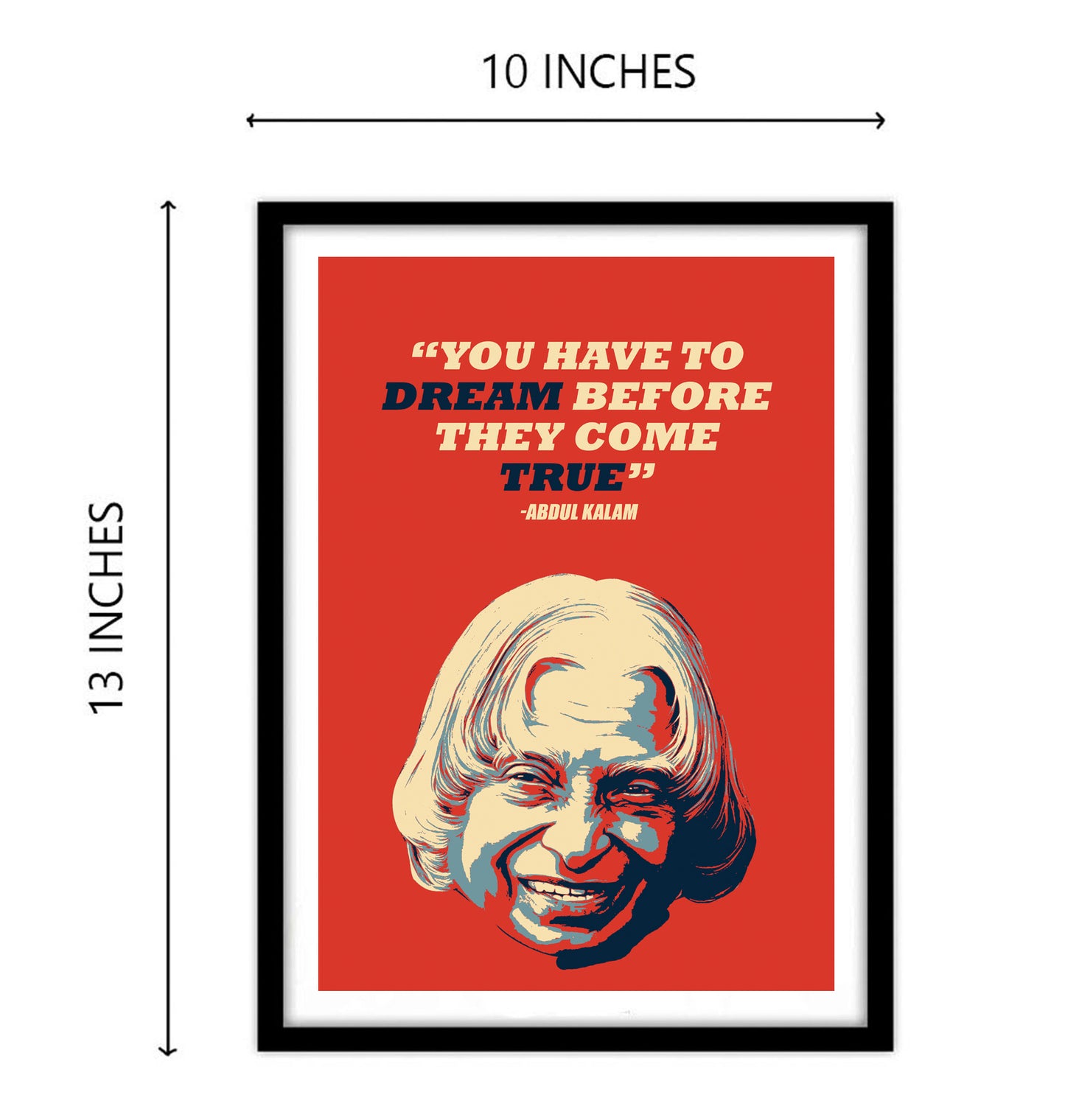 Abdul Kalam Motivational Art work