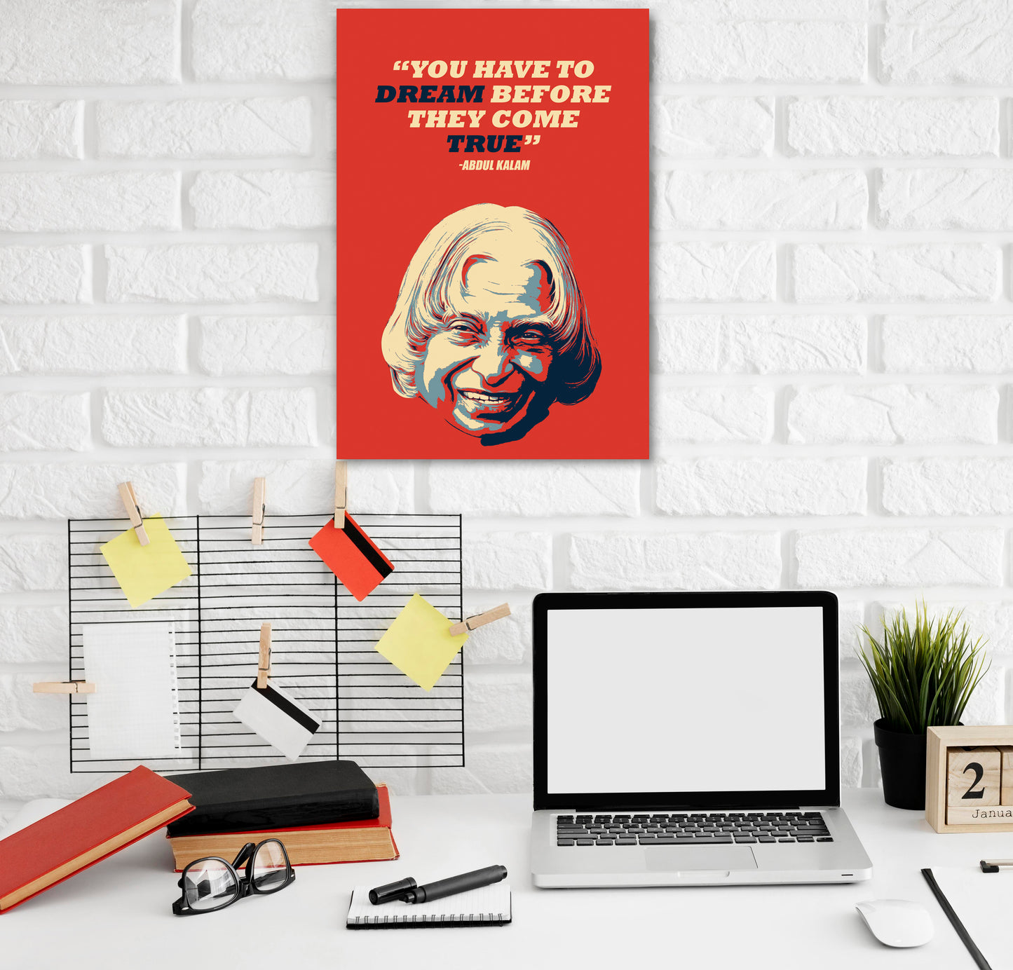 Abdul Kalam Motivational Art work