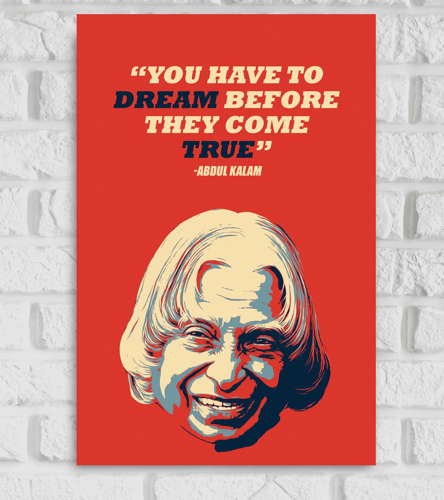 Abdul Kalam Motivational Art work