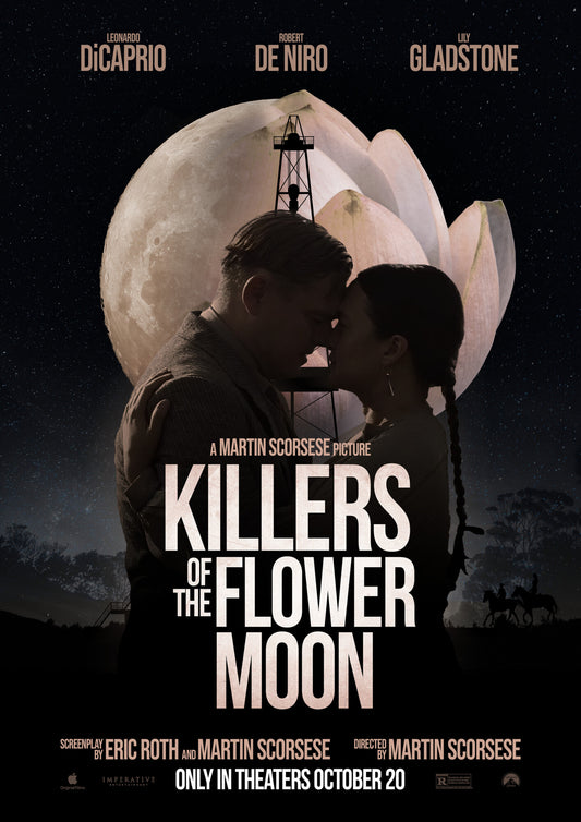 Killers of the flower moon movie Art work