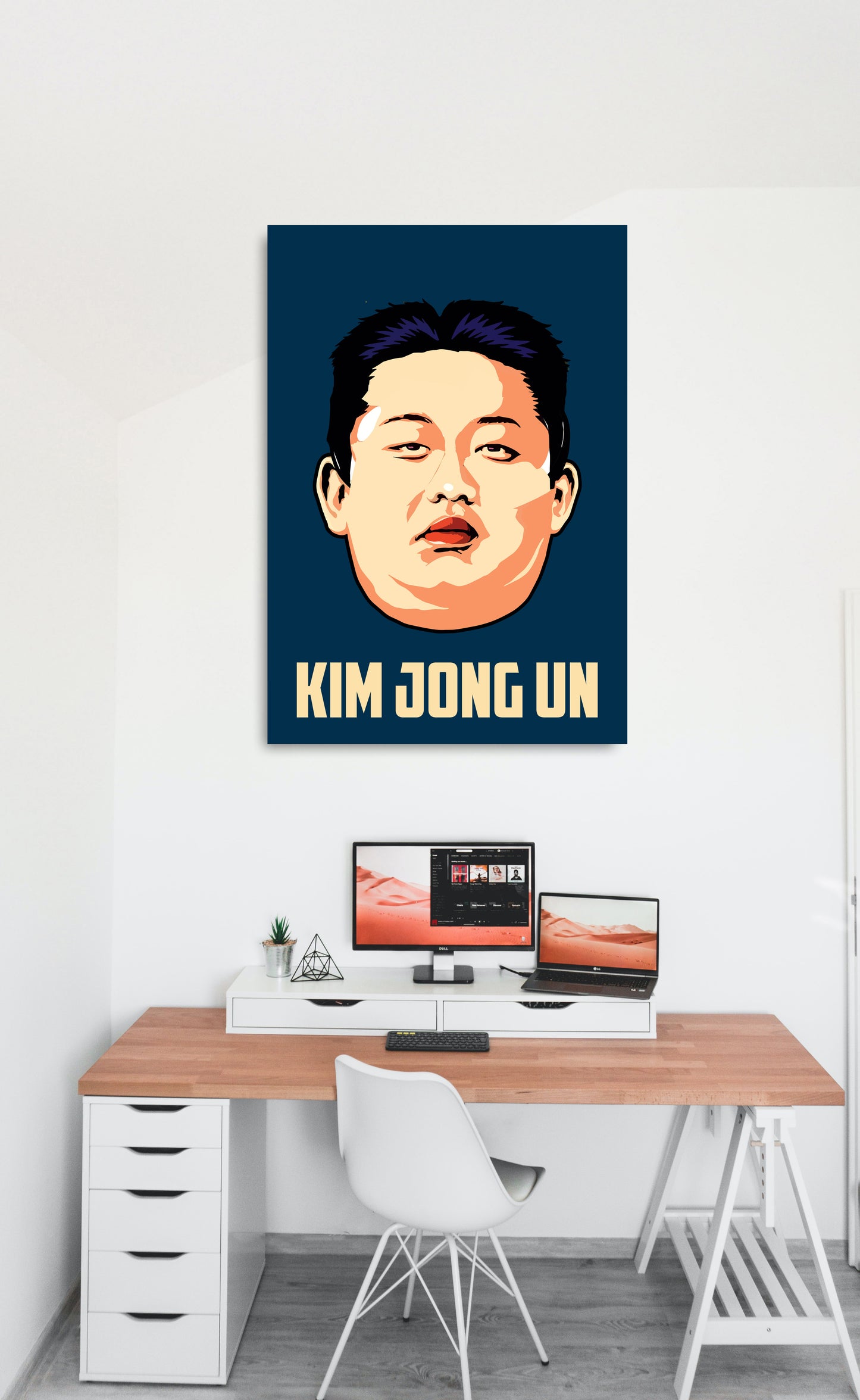 Kim Jong Un Funny Pop Art work