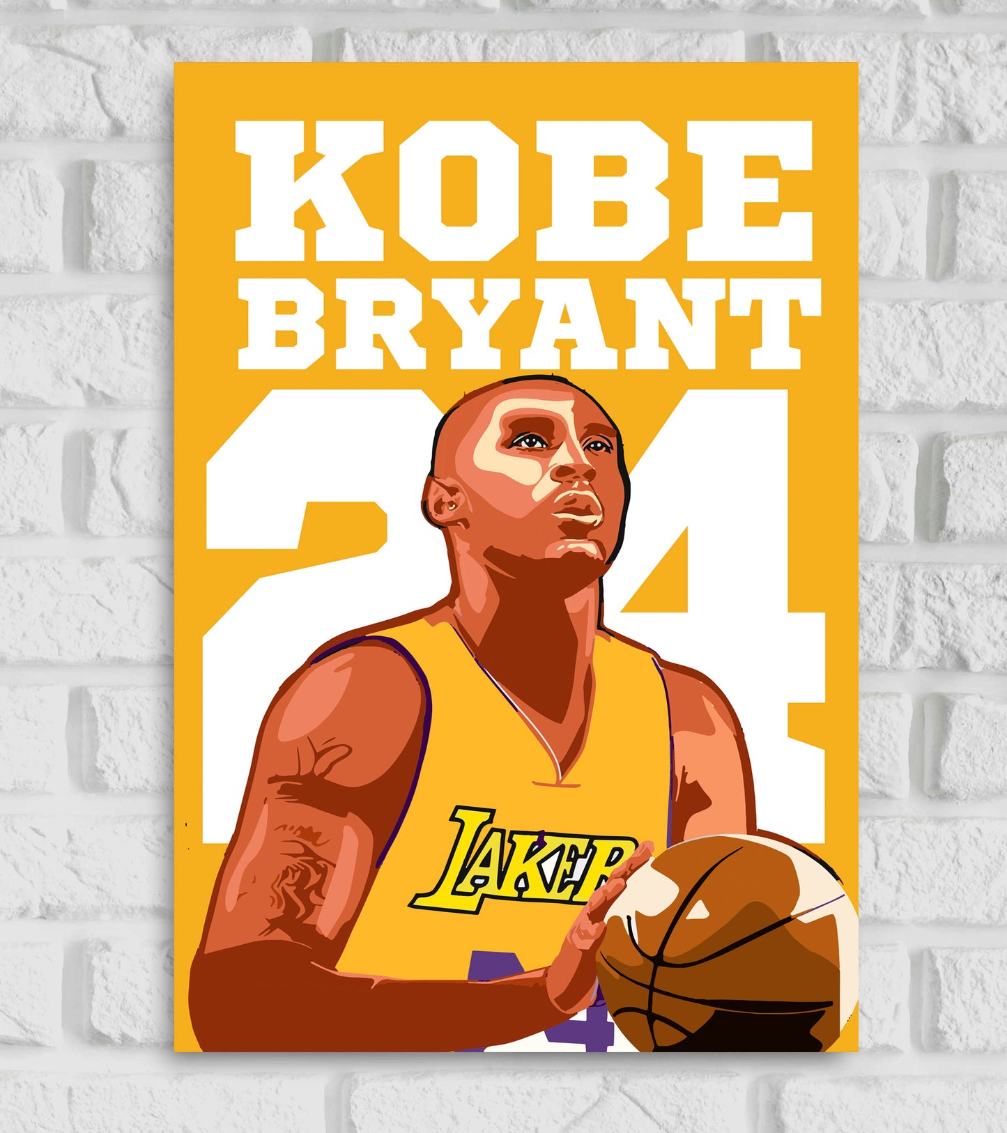 Kobe Bryant Pop Art work