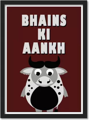 Bhains KI Aankh Funny Art work