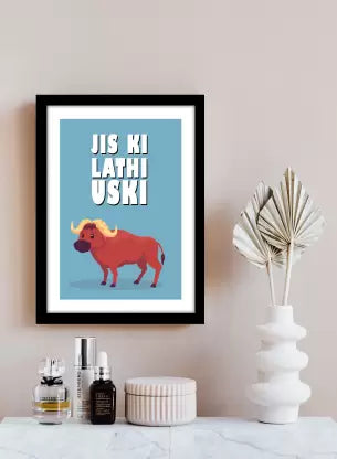 Bhains Quote Funny Art work