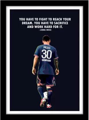 Lionel Messi 30 Artwork