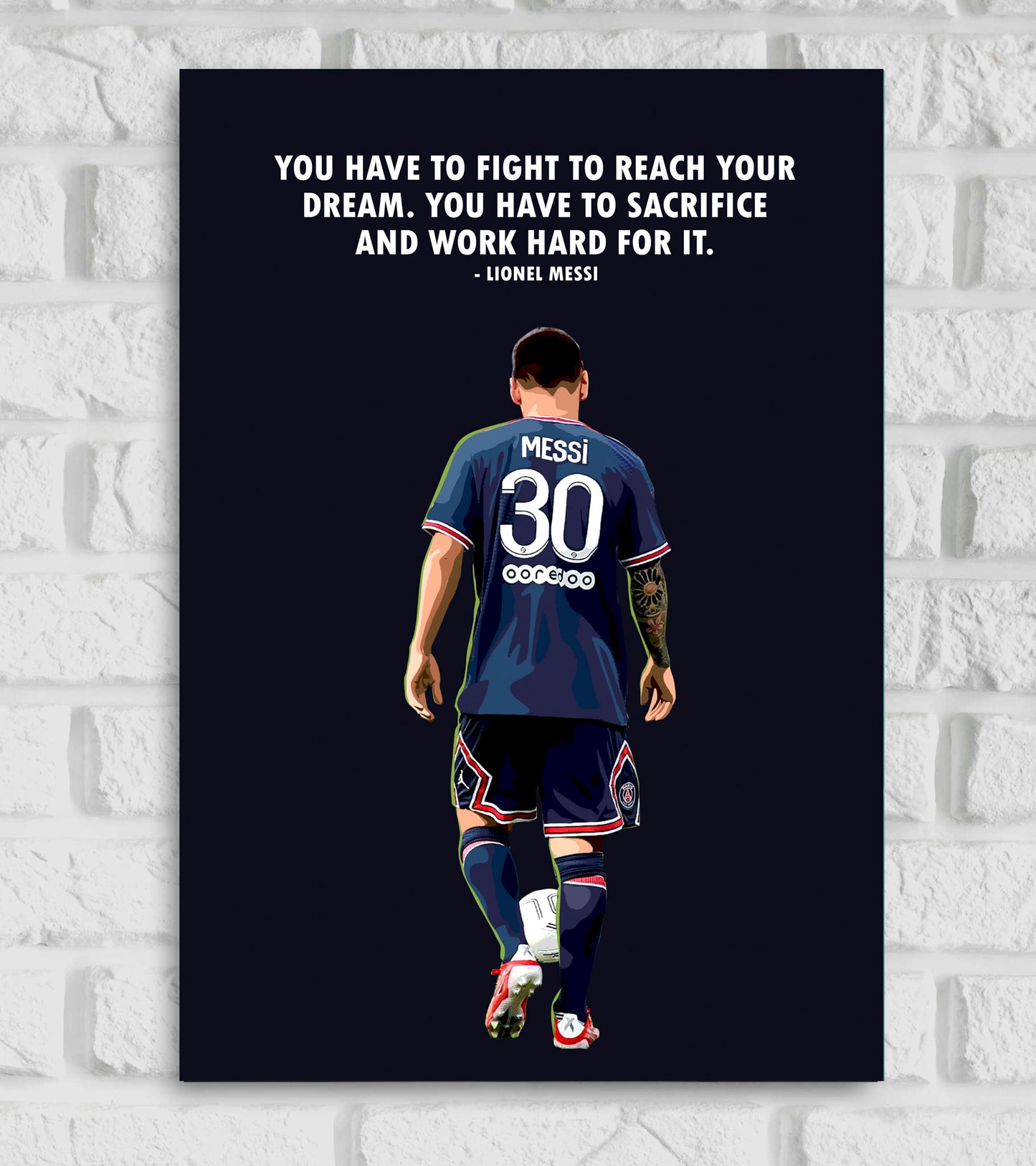 Lionel Messi 30 Artwork