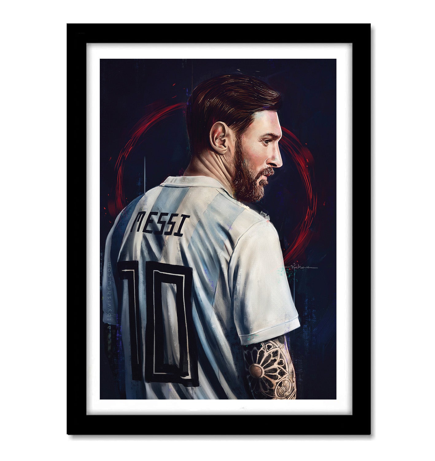 Lionel Messi 30 Artwork