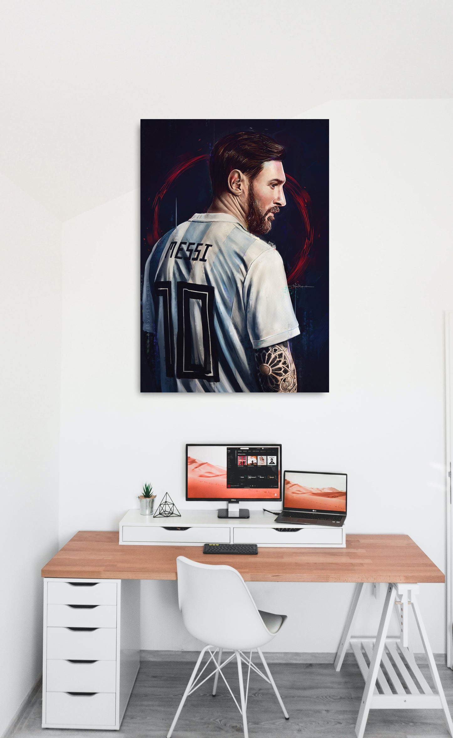 Lionel Messi 30 Artwork