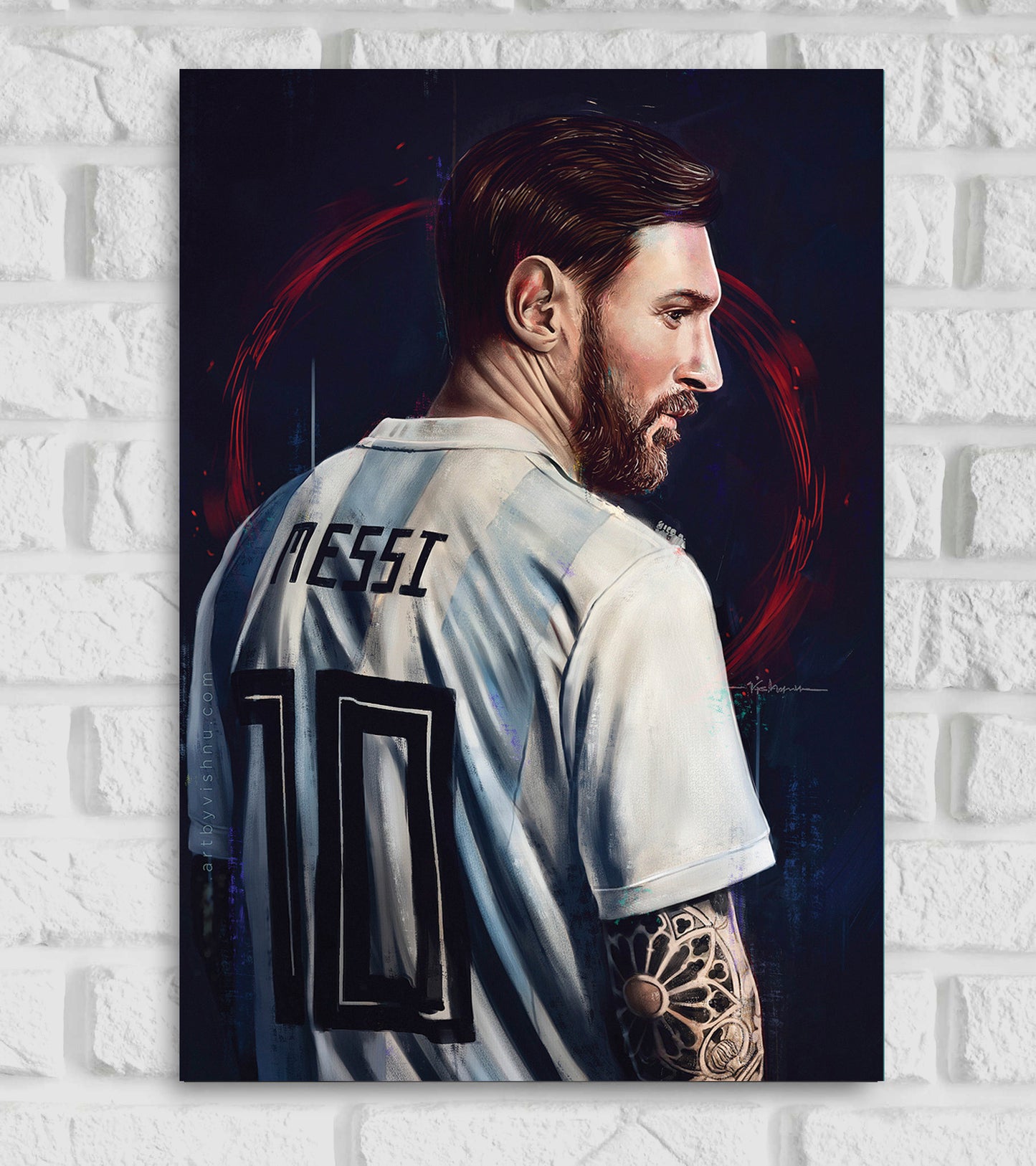 Lionel Messi 30 Artwork