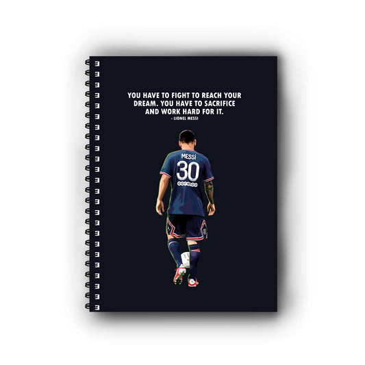 Leonel Messi Printed Notebook