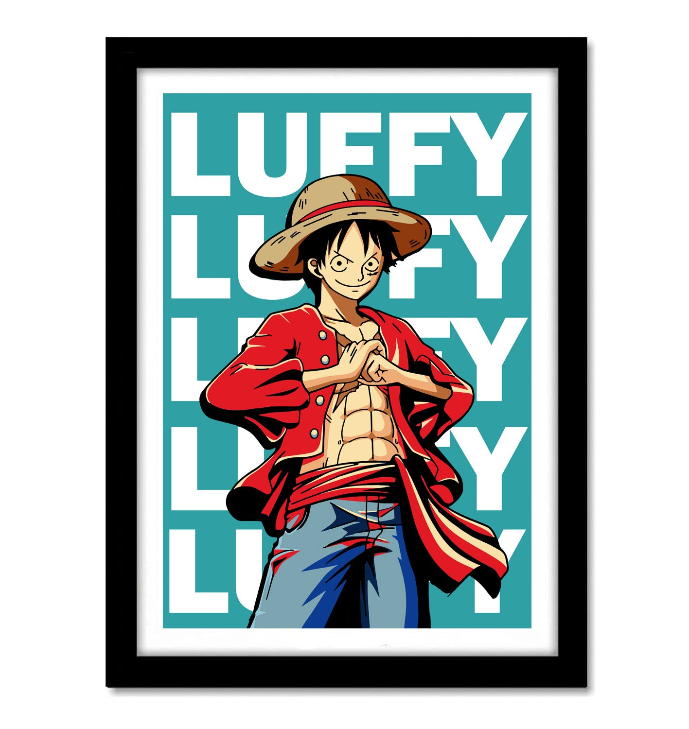 Monkey D. Luffy One Piece Anime Series Art work