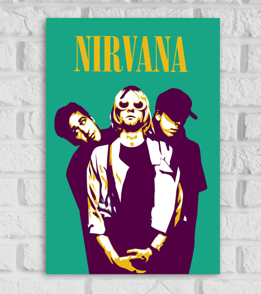 Nirvana Music Band Artwork