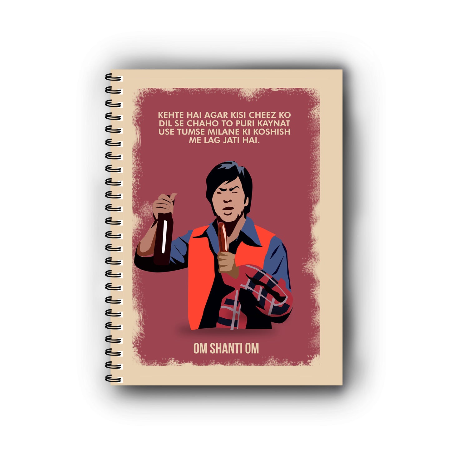 Om Shanti Om Printed Notebook