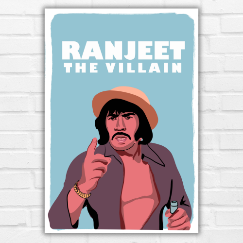 ranjeet the Villain Posters Frame Actor Artwork Framed Poster Bollywood Movies Canvas Painting Photo Frames for Wall Decor Bedroom Living Room Decoration Home Office walls Restraunt Cafe, ranjeet the villain posters, ranjeet the Villain poster, ranjeet the Villain poster hd, ranjeet the Villain pic, bollywood movies poster, bollywood movies poster hd, bollywood movies poster images, bollywood movies poster 2025, bollywood movies poster hd wallpaper, bollywood movies poster 2024