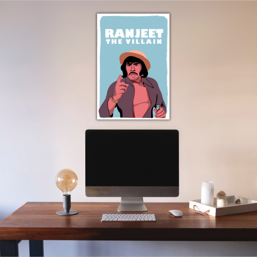 ranjeet the Villain Posters Frame Actor Artwork Framed Poster Bollywood Movies Canvas Painting Photo Frames for Wall Decor Bedroom Living Room Decoration Home Office walls Restraunt Cafe, ranjeet the villain posters, ranjeet the Villain poster, bollywood movies poster design, bollywood movies poster 4k, bollywood movie poster, bollywood movie poster, bollywood movie posters for wall, bollywood movie poster design, bollywood movie poster prompt, bollywood movie poster collage, bollywood movies wall stickers