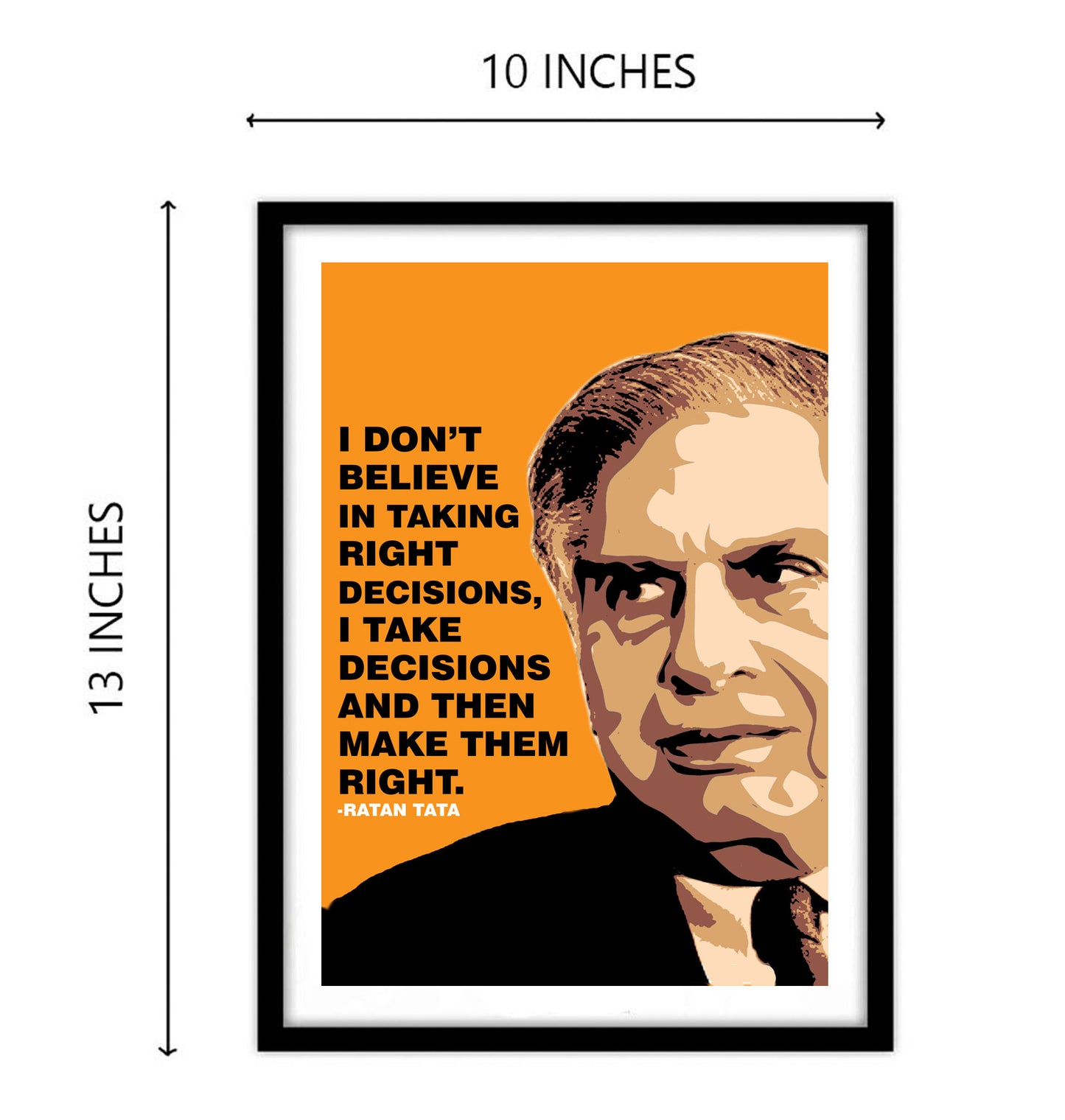 Ratan Tata Motivational Art Work