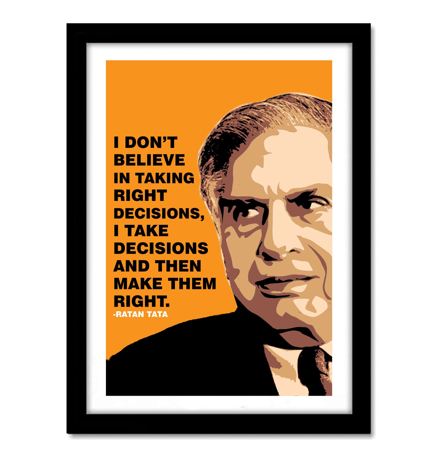 Ratan Tata Motivational Art Work