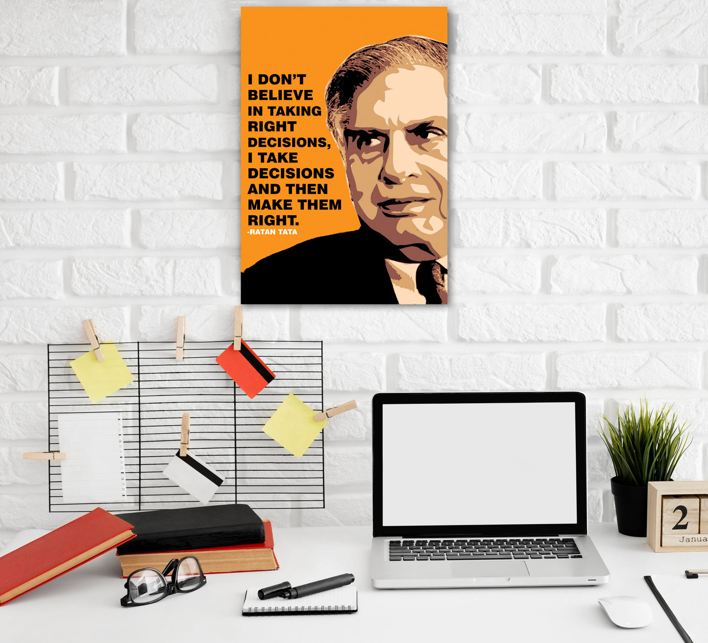 Ratan Tata Motivational Art Work