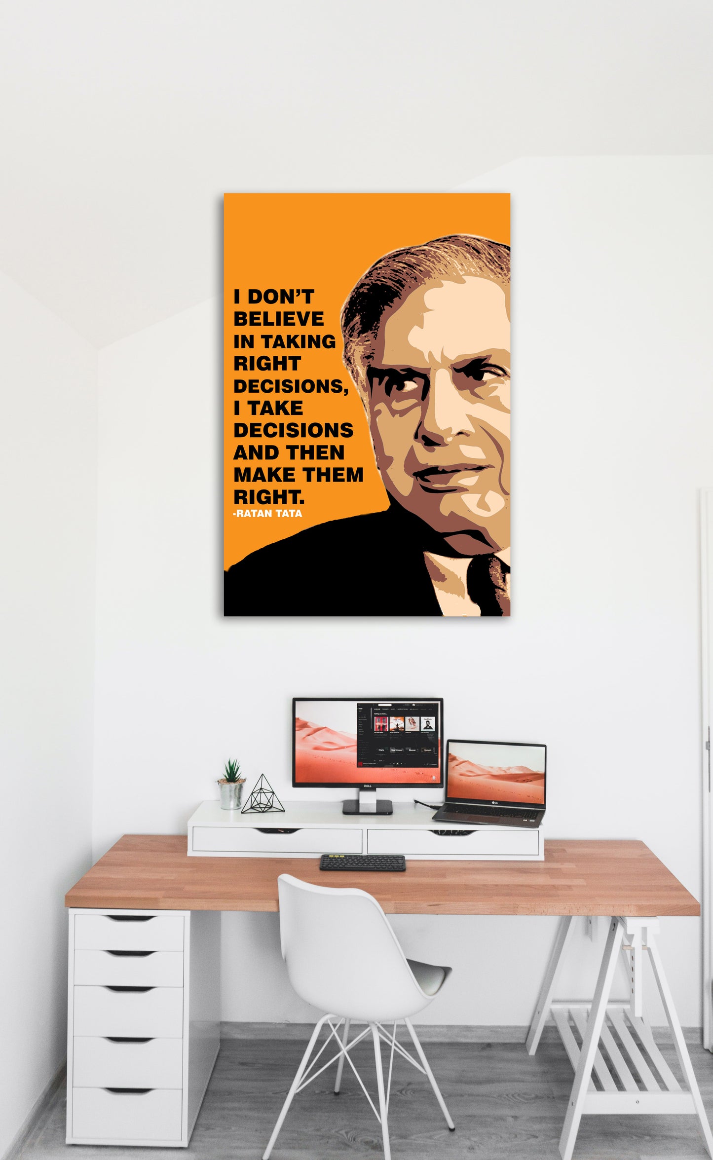 Ratan Tata Motivational Art Work