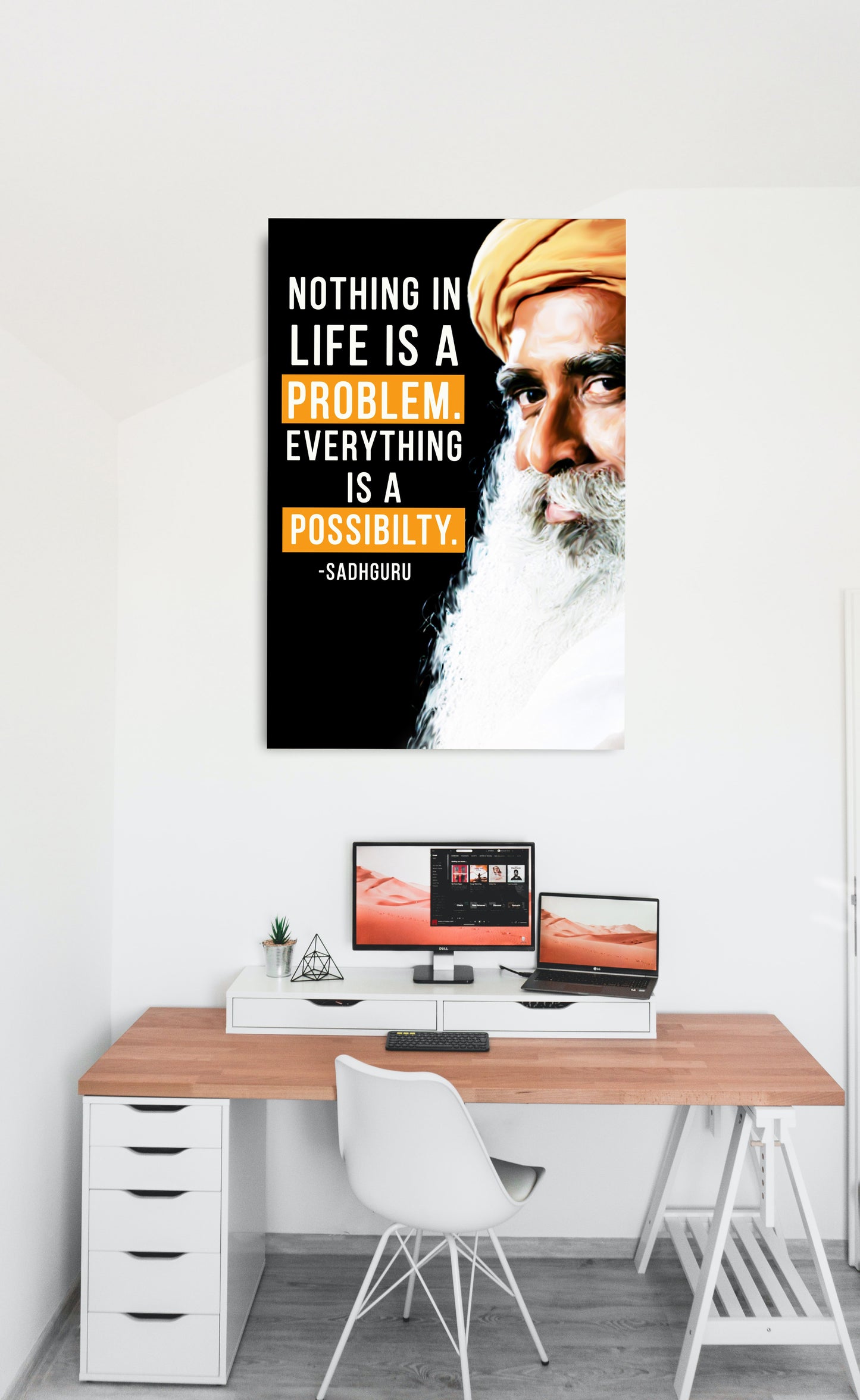 Sadhguru Motivational Art work