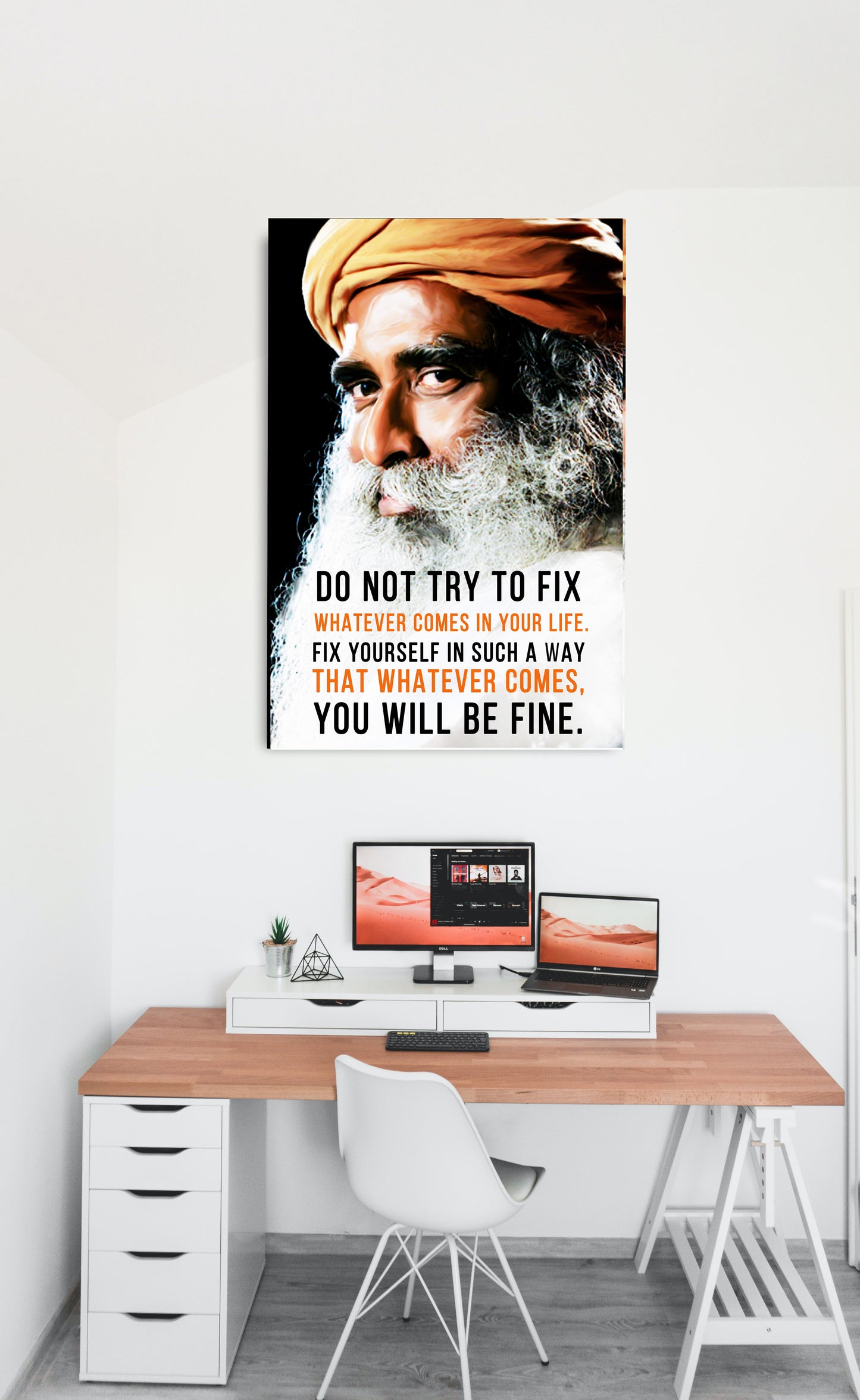 Sadhguru Motivational Art work