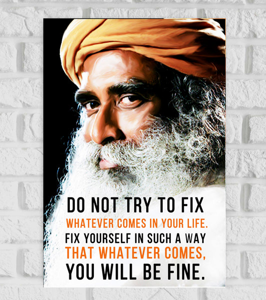 Sadhguru Motivational Art work