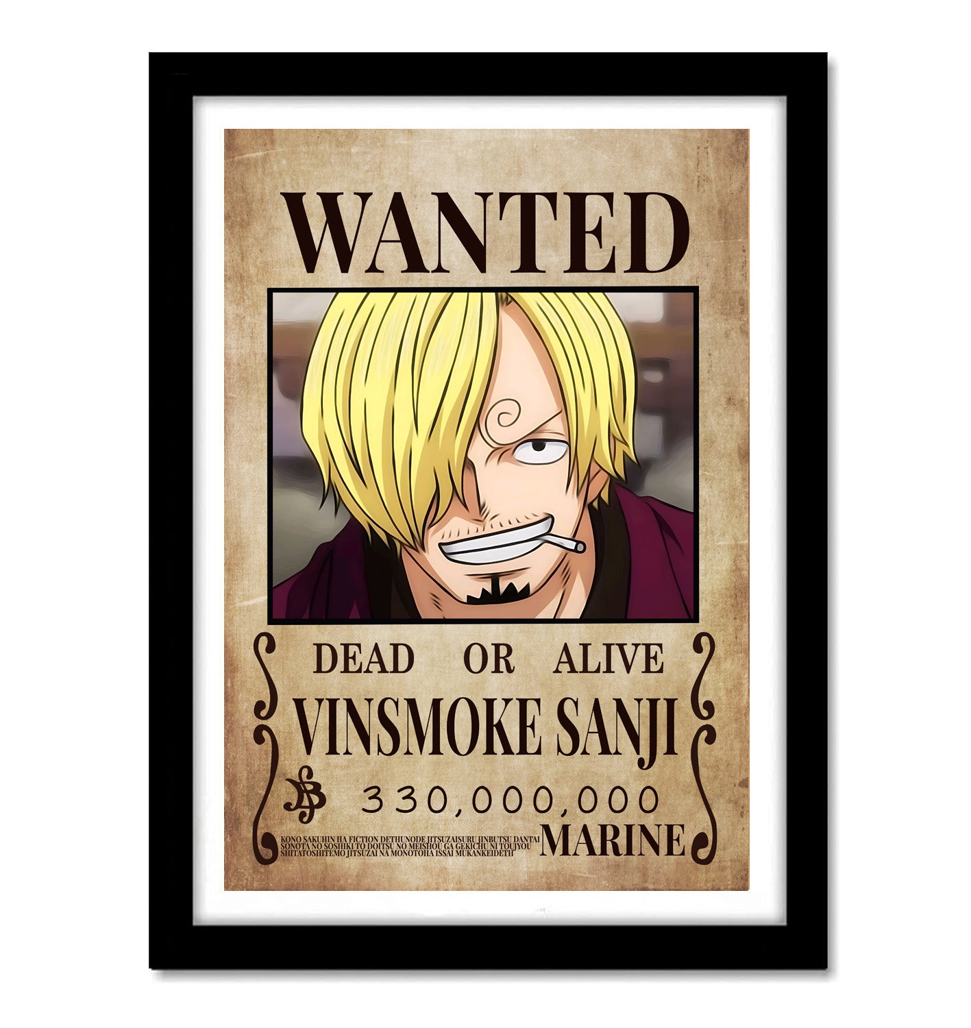 One Piece Sanji Art work