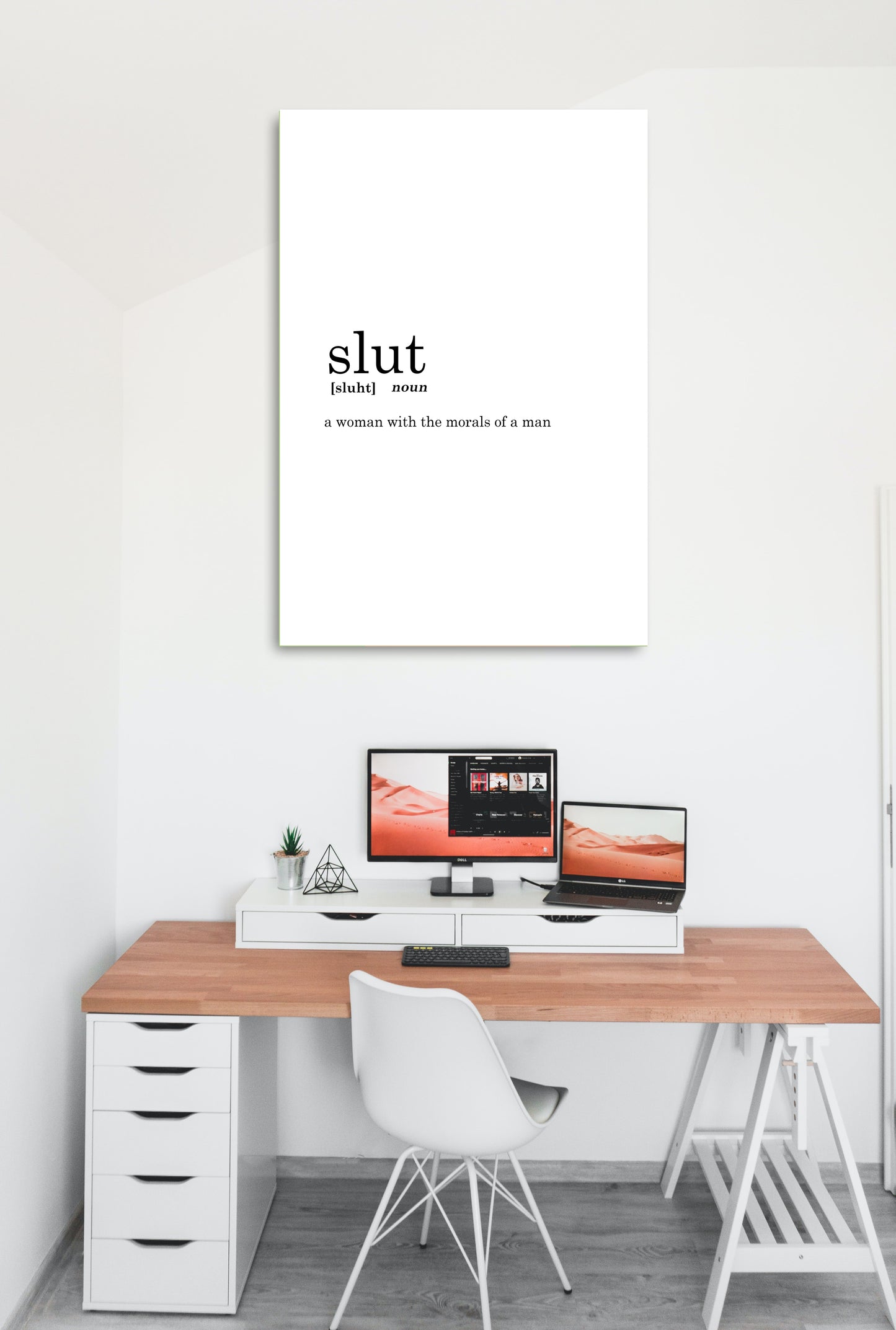 Slut Funny Dictionary Art work