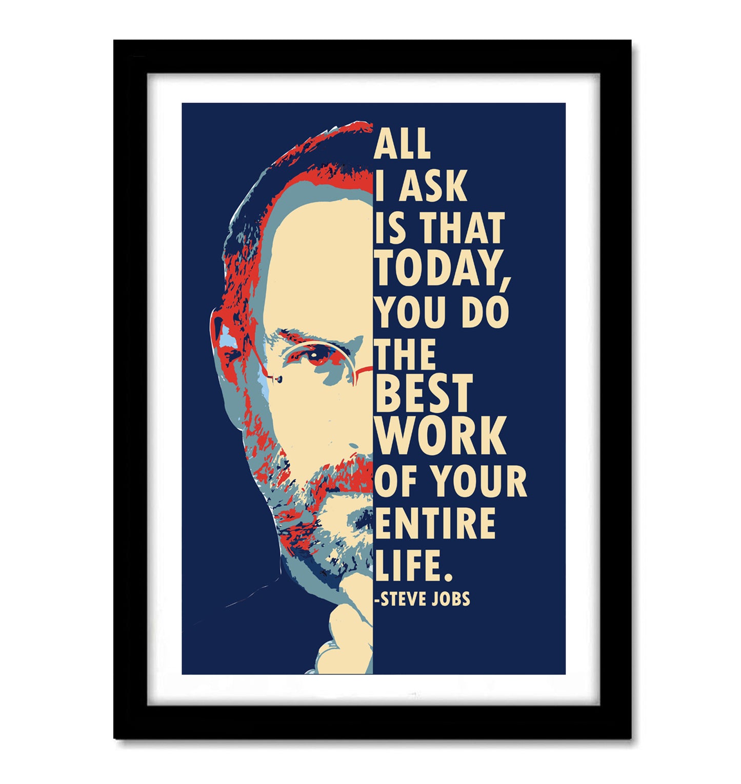 Steve Jobs Motivational Artwork