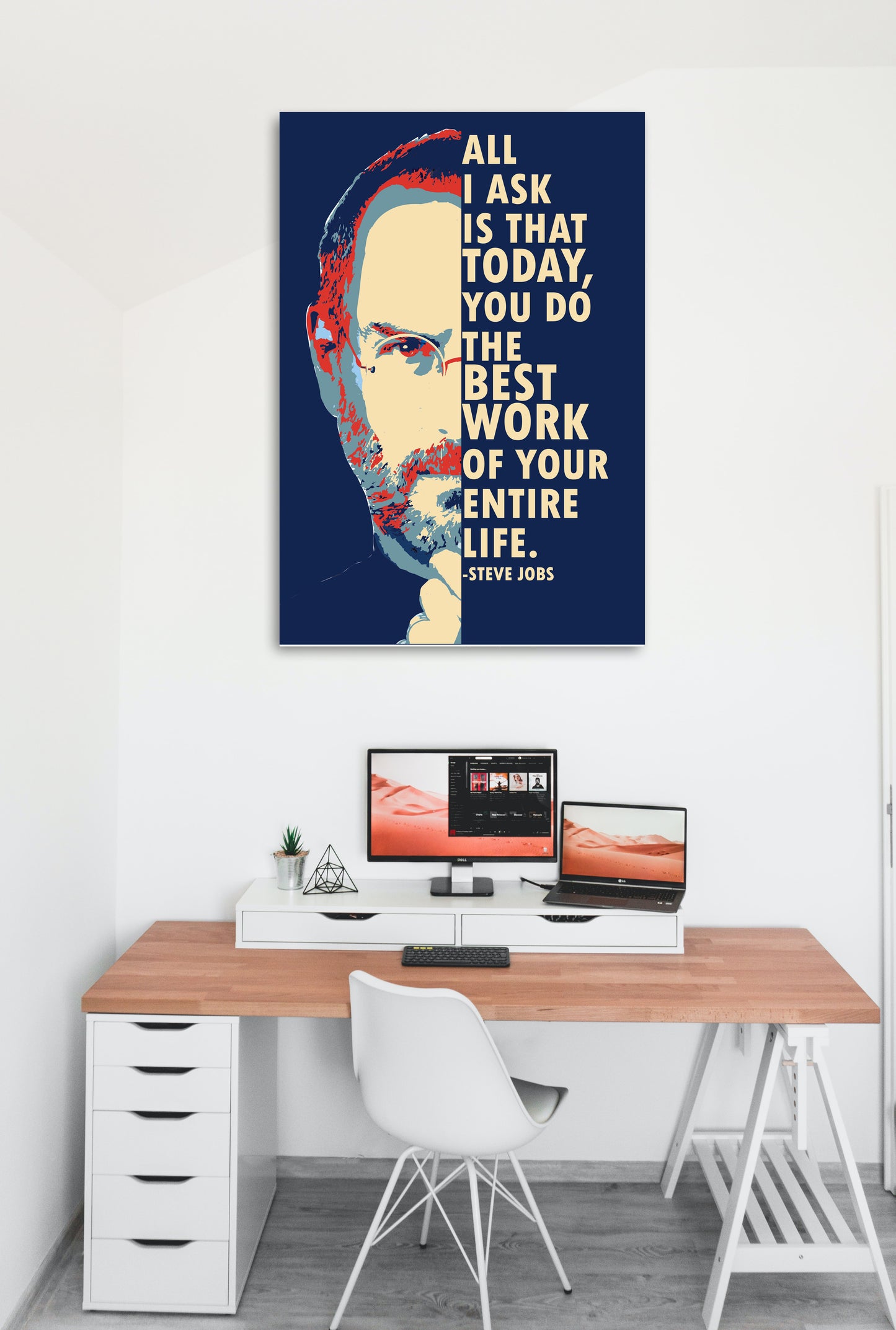 Steve Jobs Motivational Artwork