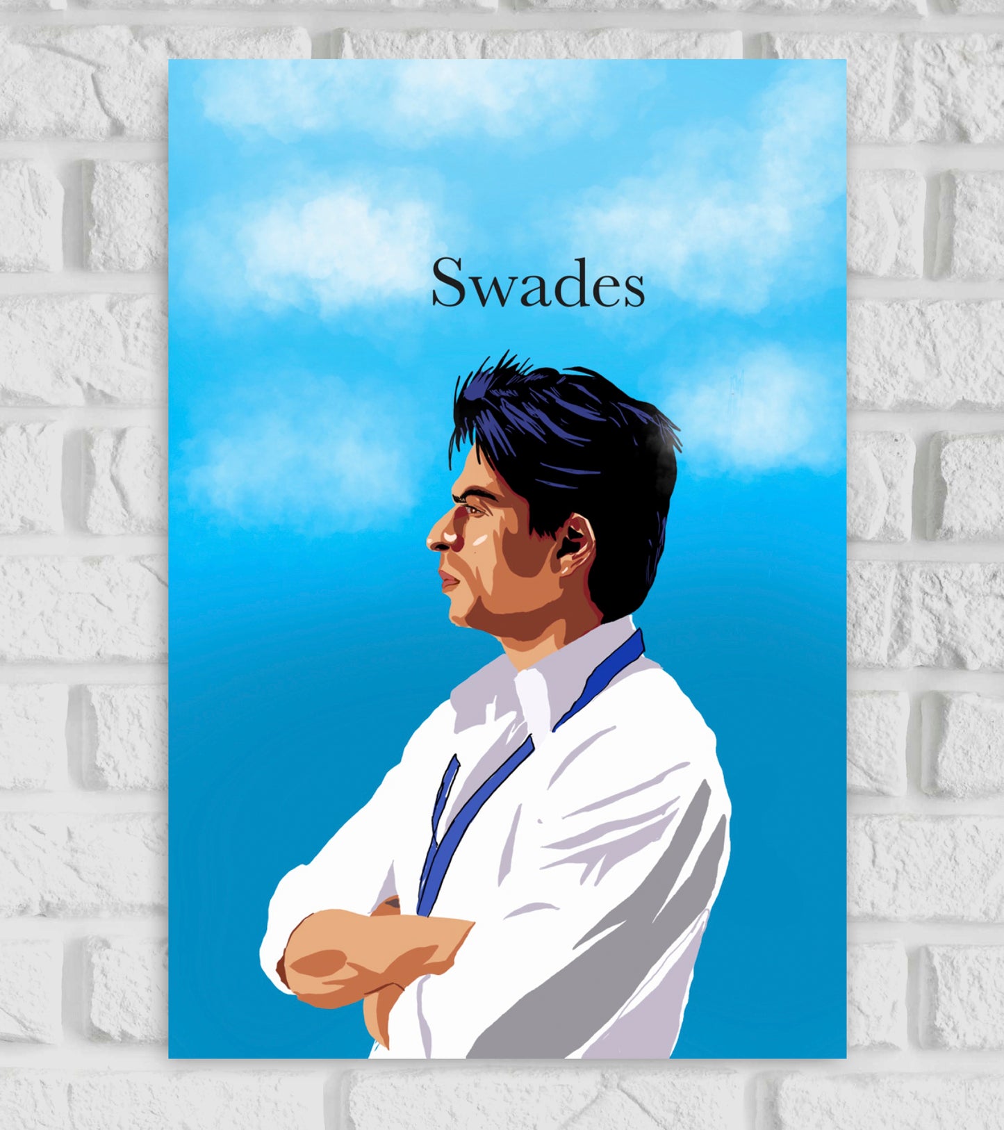 Swades Movie Shahrukh Khan Artwork