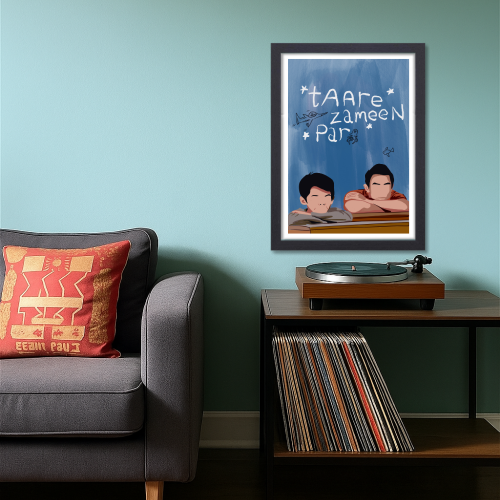 Taare Zameen Par Poster Frame Aamir Khan Movie Framed Posters Bollywood Movies Dialogues Quotes Artwork Canvas Painting Photo Frames For Wall Decor Bedroom Living Room Decoration Home Office Restraunt Cafe, Taare Zameen Par poster, Taare Zameen Par poster hd, Taare Zameen Par poster hd wallpaper, Taare Zameen Par poster in hindi, Taare Zameen Par poster image, Taare Zameen Par movie poster, Taare Zameen Par minimalist poster, taare zameen par movie poster, taare zameen par movie poster hd, taare zameen par 