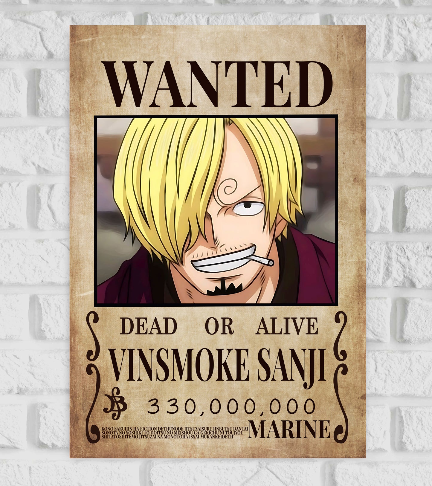 One Piece Sanji Art work