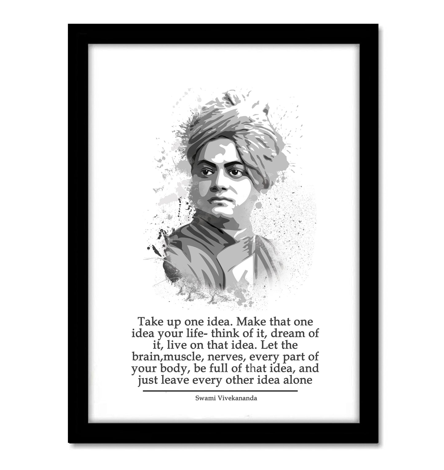 Swami Vivekanand Motivational Artwork