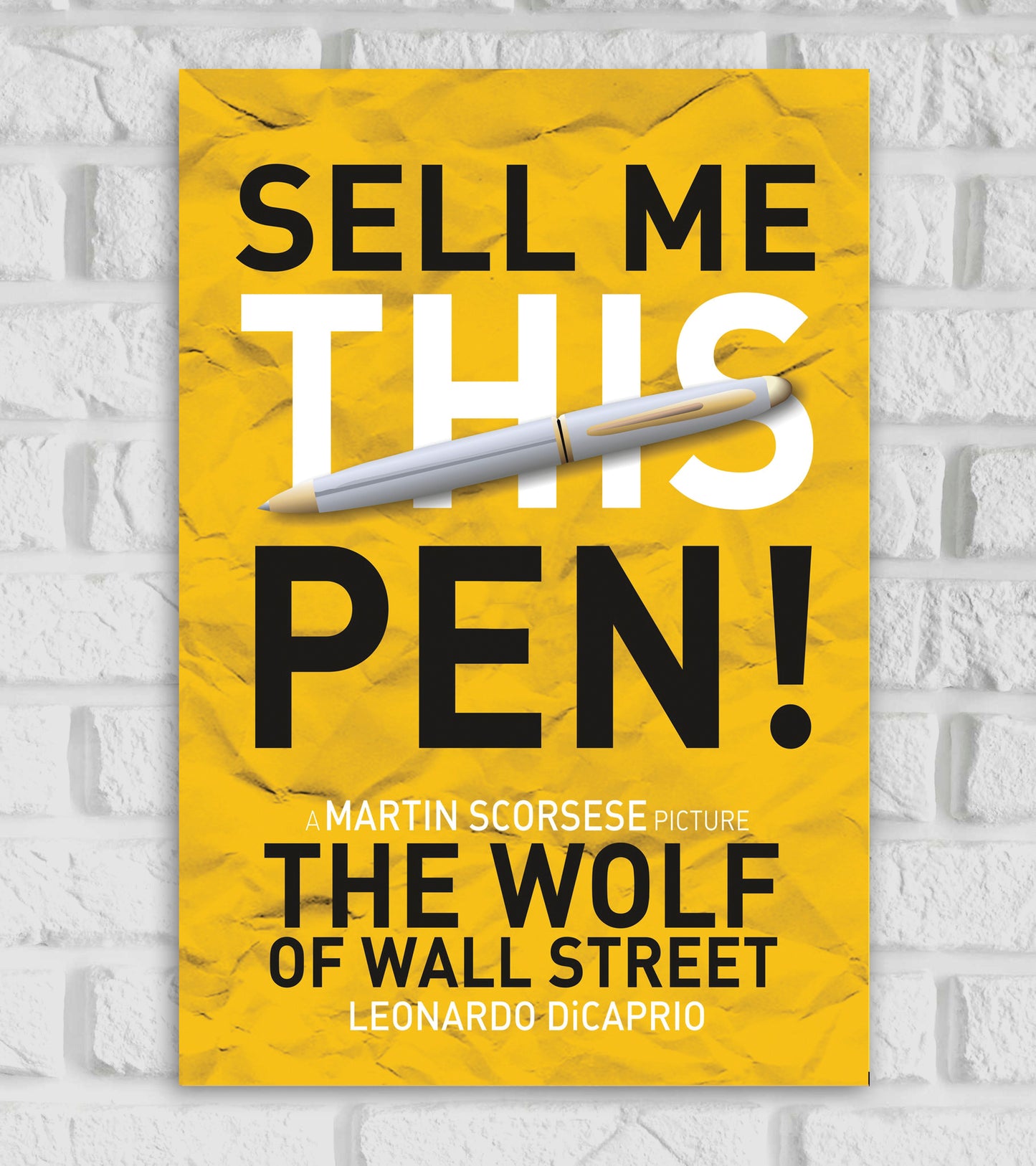 Wolf OF Wall Street Movie Art work