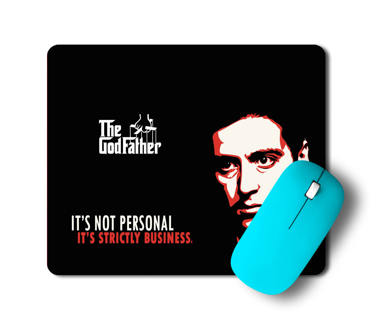 Good Hope Alpacino Godfather Nonslip Base Graphic Mousepad (Multicolor)